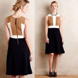 Anthropologie x Maeve - Colorblock Cabled Knit Sleeveless Dress | Size 4